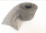 Stainless Steel 304 Knitted Wire Mesh Diameters Of 0.006&quot; 0.008&quot; For Filter